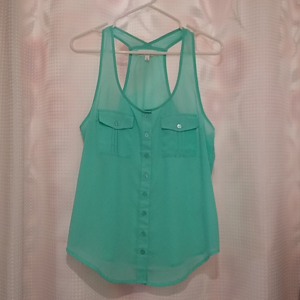 NWOT! Sheer Blouse